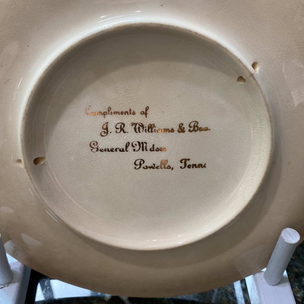 1910 promotional calendar plate - Picture 4 of 5